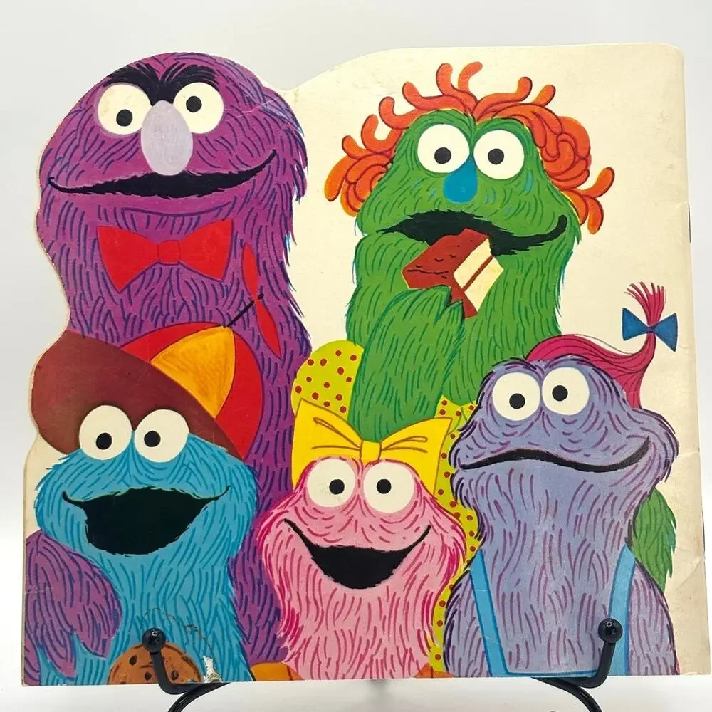 Vintage 1980 Sesame St. People in My Family Golden Shape Book, 14th Print, PB